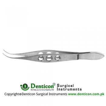 Fine Suture Tying Forcep Curved Stainless Steel, 10.5 cm - 4"